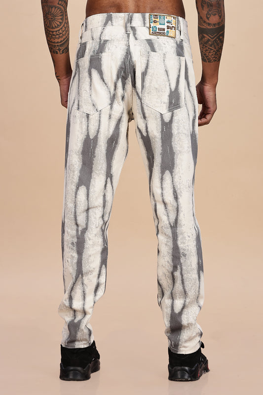 Stormwave Distressed Denim – Black & White Wash