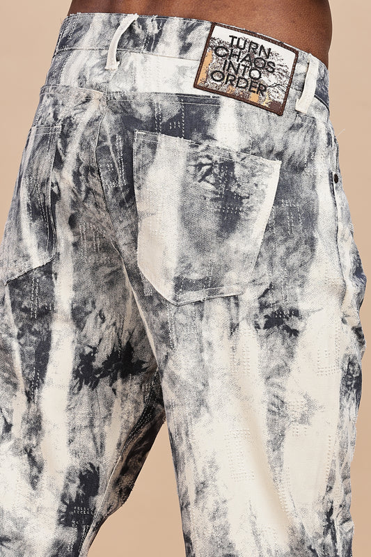 Chaos Theory Abstract Wash Jeans