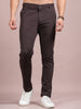 Men's Dark Brown Stretch Formal Trousers | Slim & Comfortable Office Wear Pants